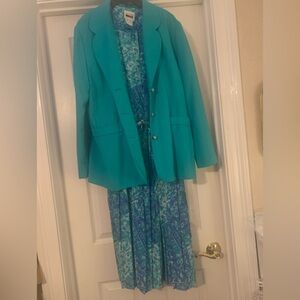 Vintage Leslie Fay Midi dress with Jacket